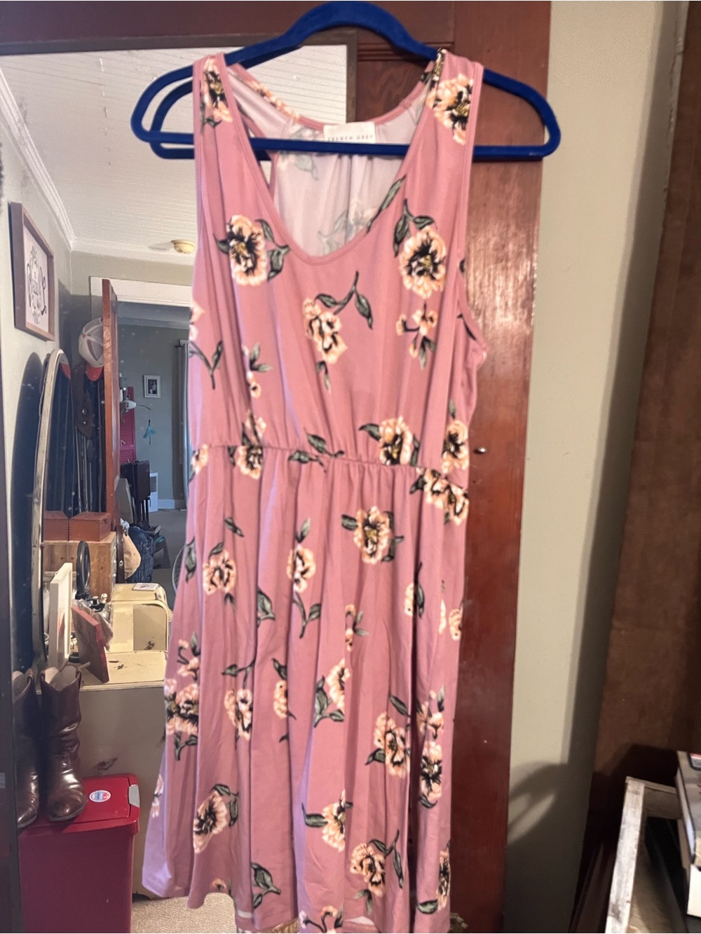 Sleeveless Mauve Floral by French Grey